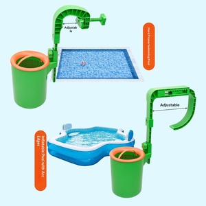 Écumoire de piscine à hauteur réglable transfrontalière, matériau PP modifié de haute qualité pour piscine de villa, anti-sédiments - Product Image 4