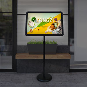 ที่วาง<span class=keywords><strong>ป</strong></span>้ายตั้งพื้นทำจากโลหะขาตั้งสำหรับโฆษณาและแสดงของร้านค้าพร้อ<span class=keywords><strong>ม</strong></span>คุณส<span class=keywords><strong>ม</strong></span>บัติขาตั้งโชว์ฉิ่ง - Product Image 3