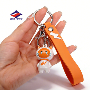 Longzhiyu, 20 Años de Experiencia en Fabricación ODM, Llavero de Silicona Brillante Personalizado, Llavero de PVC Colgante, Llavero de Goma Suave con Logotipo 3D Personalizado - Product Image 6