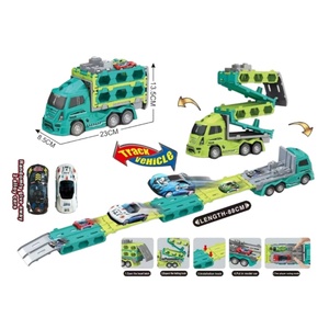 Pista de Carreras Plegable EPT Inertia, Pista de 88 cm con 2 Autos Metálicos de Retroceso para Niños de 3+ Años - Product Image 1