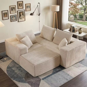 Exclusivo Conjunto de Sofás Compactos, Estilo Moderno, Sin Instalación, Cómodo para Sala de Estar, Salón de Exposiciones - Product Image 1