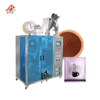 Machine d'emballage automatique pneumatique pour sachets de thé et de café (8g, 10g, 12g) avec oreilles suspendues, pour remplissage et scellage, qualité alimentaire, pour plastique et papier