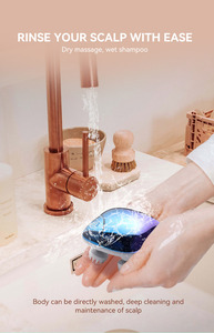 Masajeador eléctrico de silicona resistente al agua para el cuero cabelludo, masajeador disponible para mascotas - Product Image 4