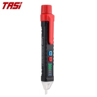 TASI TA881A Detector de Voltaje Digital sin Contacto 12V-1000V AC, Lápiz de Prueba Eléctrico con Alarma Sonora/Luminosa para el Hogar