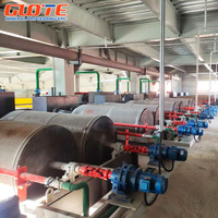 Layar tromel Drum putar dengan Motor dan bantalan sebagai komponen inti