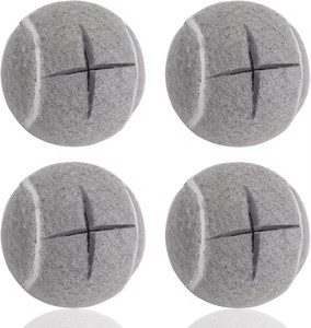 2.5" Classic Eco-Friendly Rubber &amp; Felt <strong>Dog</strong> Tennis Ball <strong>Toy</strong> for Exercise &amp; Training Precut <strong>Walker</strong> Ball - Product Image 1