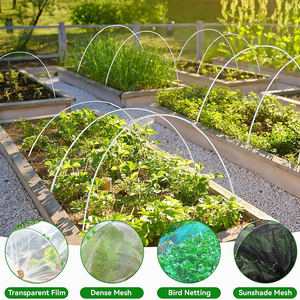 Nouveaux cerceaux de soutien flexibles pour jardin, protection contre les oiseaux et le gel, cadre de couverture pour rangs, cerceaux de serre portables - Product Image 5