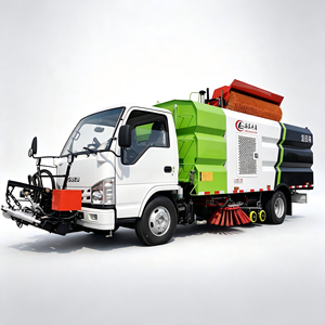 Camion de voirie ISUZU 5M3 pour la récupération complète des boues et le lavage en profondeur des entrées de chantier après la construction - Product Image 1