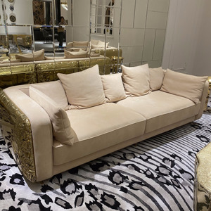 Sofá de Cuero para el Hogar - Nuevo Diseño para Sala de Estar - Cuero Vacuno de Primera Calidad - Sofá de Verdadera Alta Gama - Product Image 1