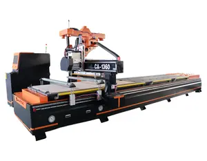 3Axis EPS CNC 1300*6000mm Grande Taille ATC CNC Router 4 Axis CNC Foam Cutter Avec lames de scie