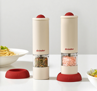 Nouveau moulin à sel et à poivre électrique automatique rechargeable pour la cuisine, idéal pour les femmes et les adultes, parfait pour la cuisson au barbecue