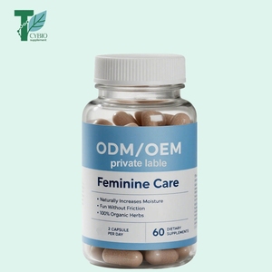 100% 有機滑りやすいエルム樹皮カプセル付きOEM/ODMプライベートラベルフェミニンケアサプリメント - Product Image 1