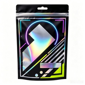 Custom Printed Laser Nut Candy Chewing Gum Food Packaging Resealable Child Resistant Zipper Matte Stand Pouch Doypack Smell - Product Image 5