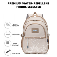 Sac à dos d'affaires de luxe personnalisé en gros, imperméable, pour ordinateur portable, 15,6 pouces, sac à dos décontracté pour ordinateur portable pour hommes