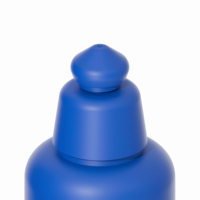 Envase de HDPE para el cuidado personal: botella para lavado de manos y cara, champú, biberones, con tapa de plástico de apertura y cierre a presión, y tapa para lavado de platos.