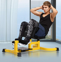 Sissy Squat Machine et Preacher Curl Crunch Rack-Banc accroupi pliable pour la maison FITNESS Gym