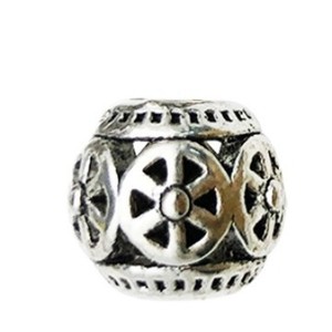 Wholesale 9*11mm Alloy <strong>Large</strong> Hole Hollow <strong>Beads</strong> Loose Beaded Spacer <strong>Beads</strong> for <strong>Bracelet</strong> Necklace DIY Jewelry Findings - Product Image 3