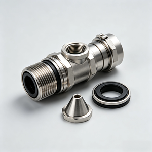 CNC Machined Stainless Steel <b>Cable</b> Gland, Waterproof Marine <b>Cable</b> Connector With Spare Sealing Accessories Made Per Your Drawing - Product Image 3