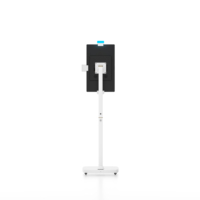 15.6" LED Touch Screen Self Service Ordering Kiosk Metal Case Floor-Standing for Supermarkets Hotels Checkout/Guidance