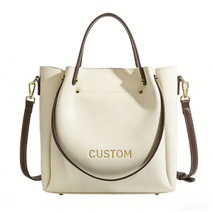 Sacs fourre-tout élégants et <span class=keywords><strong>tendance</strong></span> personnalisés en cuir Pu uni pour femmes sacs à main de grande capacité à la mode et de luxe pour femmes - Product Image 1