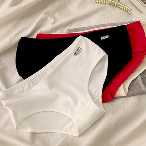 <span class=keywords><strong>Ropa</strong></span> <span class=keywords><strong>Interior</strong></span> de Algodón para Mujer, Tallas L-3XL, Cintura Baja, Triangular, Color Liso, Bragas para Chicas, Venta al Por Mayor - Product Image 5
