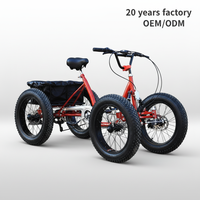 Quadricycle tout-terrain 2026, dernier modèle, 4 roues, 7 vitesses, pneus larges, pédales, vélo à quatre roues