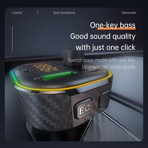 Chargeur de voiture QC 3.0 Type-C PD20W, <span class=keywords><strong>adaptateur</strong></span> de charge rapide, lecteur MP3, émetteur FM, récepteur audio, chargeur de téléphone portable - Product Image 5