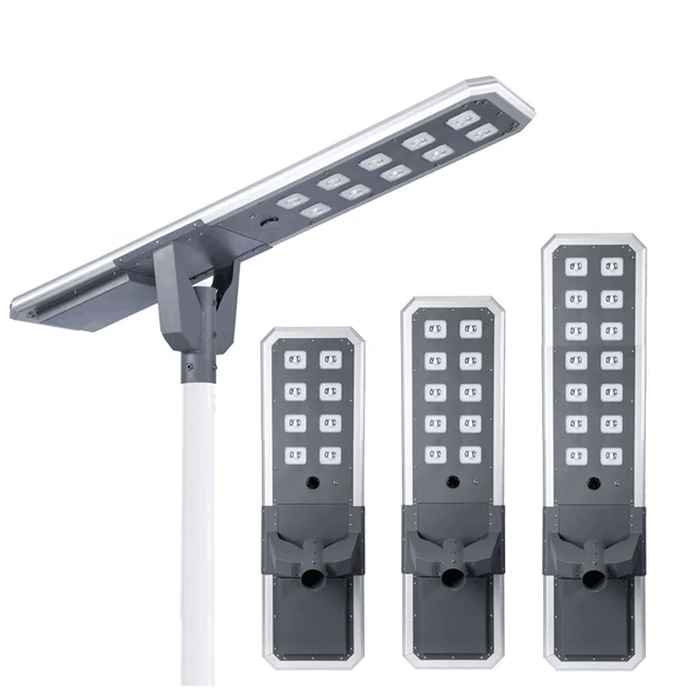High Powered Aluminum Solar Road Streetlight Waterproof IP65 Outdoor 200W 300W 400W 500W 600W All in One LED Solar Street Lights