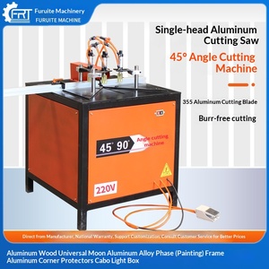 Máquina de corte en ángulo de 45 grados de aluminio, sierra de doble cabezal para marcos de fotos, cajas de luz y esquinas de aluminio para el hogar - Product Image 1
