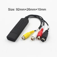 USB Video Yakalama Kartı Easy Cap VHS VCR Mini DV Hi8 DVD Dijital Dönüştürücü RCA/S-video - USB 2.0 Ses Video Kayıt Cihazı