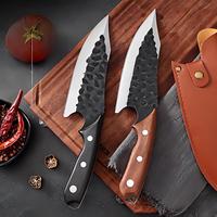 Nouveauté : Couteau de boucher allemand forgé à la main de 7 pouces, de haute qualité, pour la chasse, le désossage, usage intensif, couteau de chef et de boucher