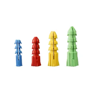TOP Selling Plastic Wall Anchor Wholesale Plastic Expansion With Screw Ribbed Anchor