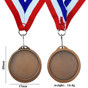 Medaglie bianche bambini 1 ° 3 ° vincitore premio medaglie d'oro medaglie di metallo per il gioco di competizioni sportive per bambini - Product Image 3