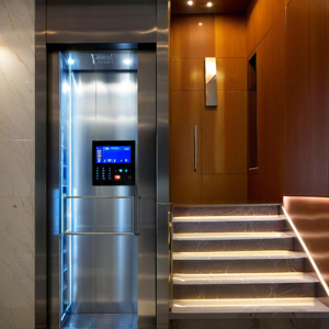Ascensore Moderno di Lusso per Villa, Cabina in Lega di Alluminio e Vetro, Elevatore Panoramico Personalizzato Salvaspazio a Trazione - Product Image 1