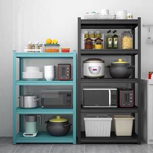 Étagère de rangement métallique réglable à 5 niveaux, noir et blanc, pour garage et entrepôt domestique - Product Image 5