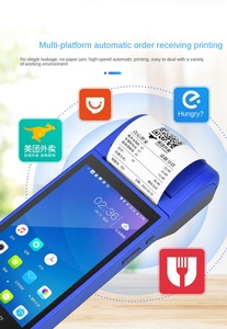 POS-6000 4G Phiên Bản 5.5-Inch Màu Xanh Cầm Tay Mã Vạch Mã QR 58Mm Thiết Bị Đầu Cuối Thông Minh Bluetooth Android 2 + 32 Tiếng Anh Mỹ Tiêu Chuẩn - Product Image 3