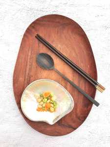 ช้อนไม้สำหรับทำอาหารในครัวและเสิร์ฟ ทำจากไม้ธรรมชาติ ทนความร้อน ทนทาน ผิวเรียบ ปลอดภัยสำหรับกระทะเคลือบ - Product Image 4