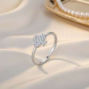 แหวน<span class=keywords><strong>เพชร</strong></span>โมอิสซาไนต์สี D จากโรงงาน Huiyue ลดราคา แหวนเงินแท้ S925 ลายดอกไม้ สำหรับผู้หญิง - Product Image 4