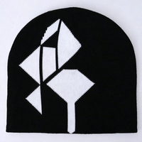 Gorro de punto personalizado de diseñador, gorro de béisbol de punto, gorro holgado, gorro de béisbol liso
