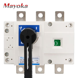 स्वचालित कम वोल्टेज डिस्कनेक्ट स्विच HGL-250/3 p 250a 3 पोल तीन चरण पीसी आइसोलेटर 2000a ब्रेकिंग क्षमता पावर सिस्टम - Product Image 1