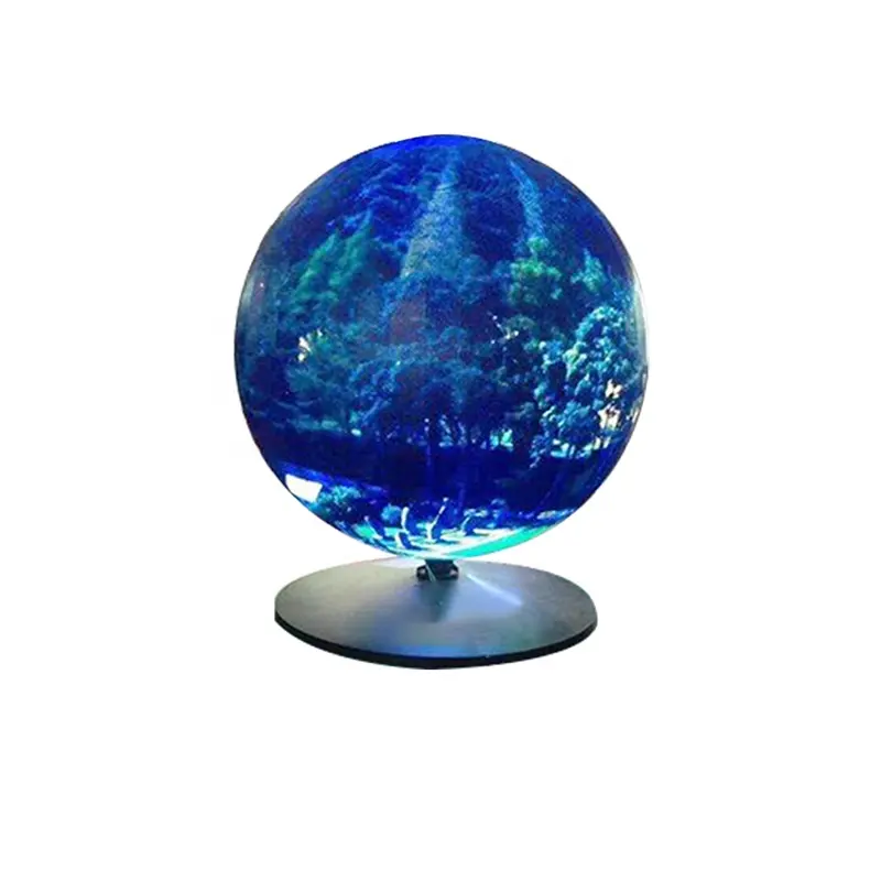 factory price sphere led display interactive exhibit round ball globe led display screen