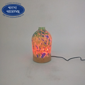 Cool <span class=keywords><strong>Mist</strong></span> 100ML Difusor de aroma de vidrio ultrasónico Difusor de aceite esencial de luz de color nórdico portátil para hoteles para uso doméstico - Product Image 6