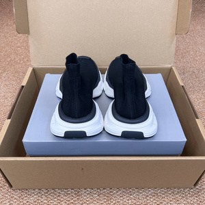 Zapatillas Unis de caña alta estilo calcetín con parte superior de punto elástico, suela gruesa de plataforma, calzado deportivo informal para streetwear Balenciaga - Product Image 4