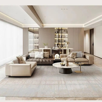 Tapis de maison moderne carré personnalisé avec des techniques tressées et  machine Viscose Polyester pour couloir salon