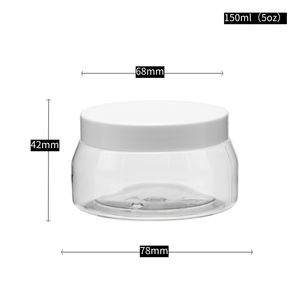 Frascos Cosméticos Transparentes de Alta Calidad de 120ml 150ml 250ml 500ml PCR con Tapas con Impresión Personalizada - Product Image 2