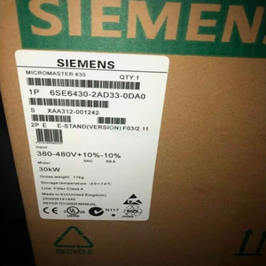 Nuevo PLC de Automatización Industrial <span class=keywords><strong>6SE6430</strong></span> <span class=keywords><strong>2AD33</strong></span> <span class=keywords><strong>0DA0</strong></span> 6SE6 430 Sellado de Fábrica, Original, Disponible en Stock, para Programación Dedicada - Product Image 1