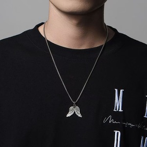 Joyería de cremación de Plata de Ley 925, collar de urna de corazón y ala de Ángel Chapado en rodio con circón, estilo de moda para regalo de cenizas - Product Image 2
