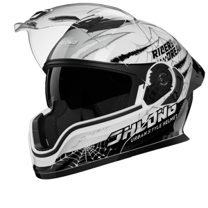 Open Men's Women's <span class=keywords><strong>Predator</strong></span> Full Face Off-Road Commuter Travel <span class=keywords><strong>Casque</strong></span> de <span class=keywords><strong>moto</strong></span> avec ABS + PC Material Fermeture à cliquet étanche - Product Image 1