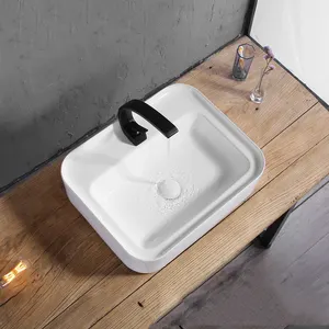 Factory Bathroom Above Counter Washroom Hand Wash Basin Ceramic Bathroom Basins