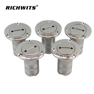 RICHWITS Bouchon de remplissage en acier inoxydable pour réservoir d'eau, d'huile, de carburant de yacht, fournitures marines - Product Image 2